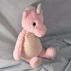 plush pink Unicorn YuMe stuffed animal (w897)